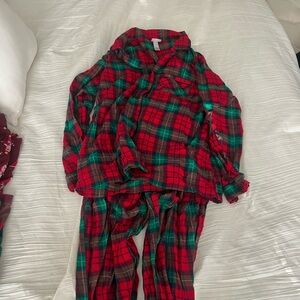 Christmas flannel PJ set